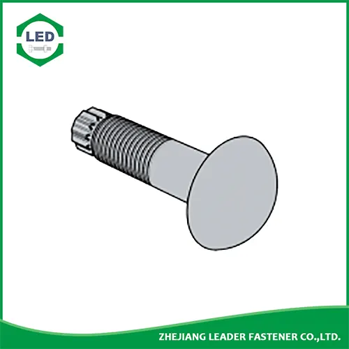 ASME B18.2.6 राउंड बोल्ट